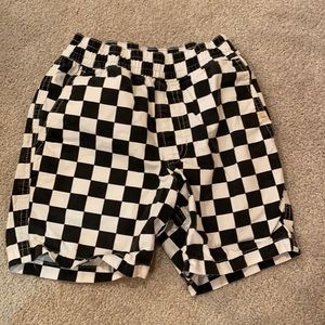 Vans checkerboard shorts